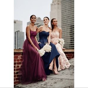 Strapless Mikado & Tulle Bridesmaid Dress Sale!!!